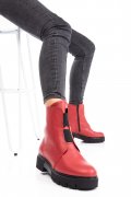 GHETE ROSII PIELE NATURALA 170PC
