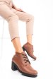 Botine maro piele naturala 03pc
