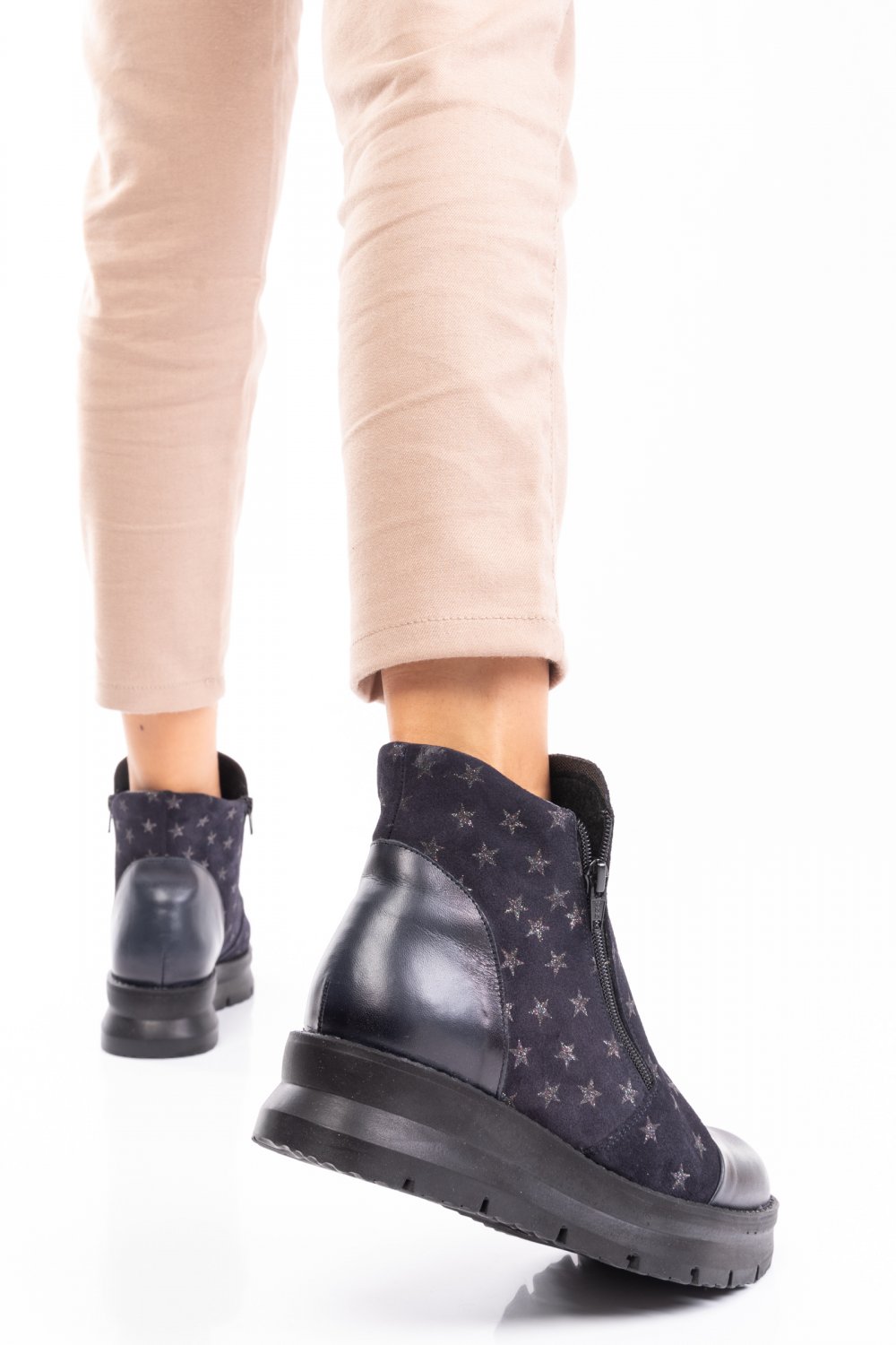 GHETE BLEUMARIN STAR PIELE NATURALA INTOARSA 0PC4C