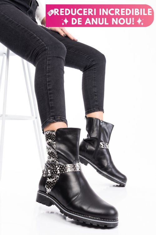 Ghete negru alb snk 0pc17