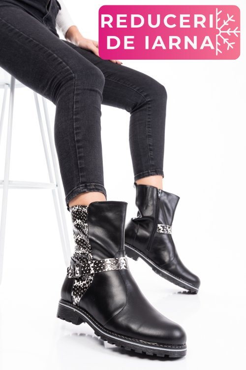 Ghete negru alb snk 0pc17