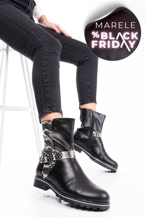 Ghete negru alb snk 0pc17