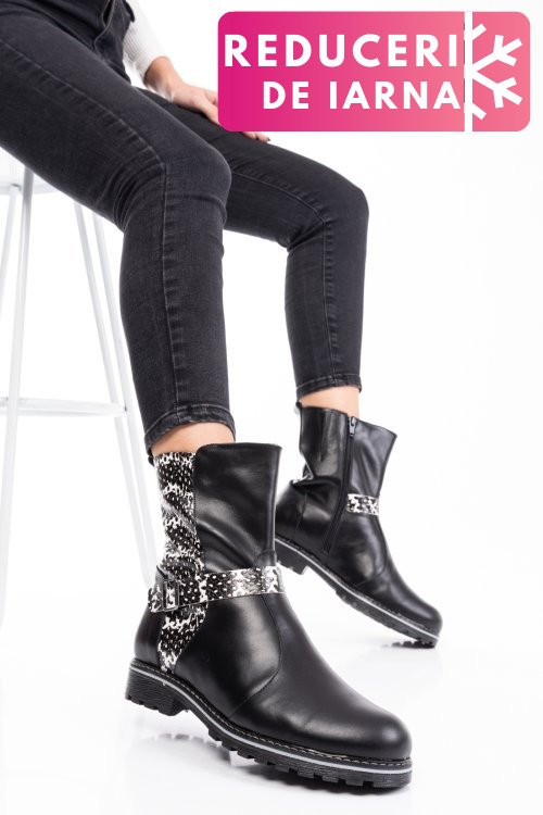 Ghete negru alb snk 0pc17