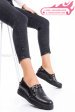 Pantofi black silver piele naturala 2pc023l