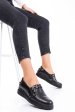 Pantofi black silver piele naturala 2pc023l