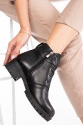 GHETE NEGRE PIELE NATURALA 1722TPC