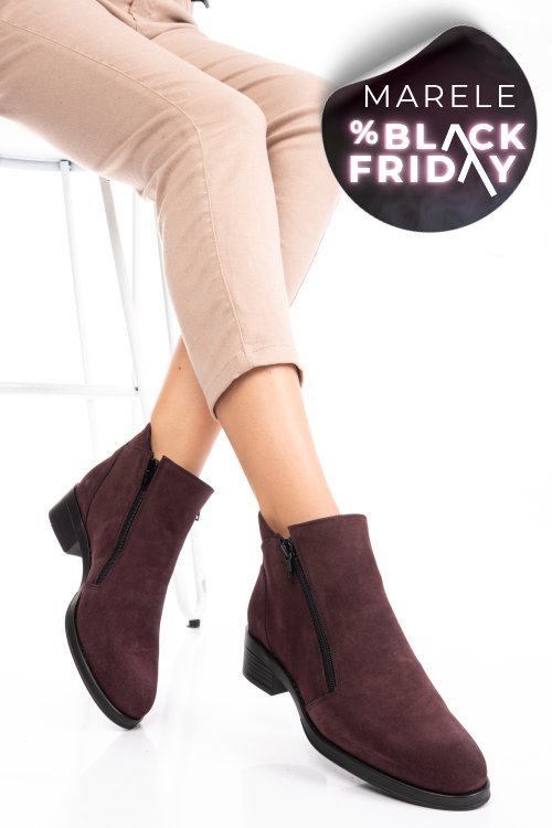 Ghete visinii piele naturala 0pc1-imb