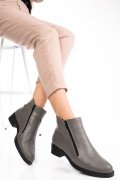 GHETE GRI DESCHIS PIELE NATURALA 0PC1
