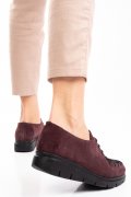 PANTOFIALL WINE PIELE NATURALA INTOARSA 2PC035