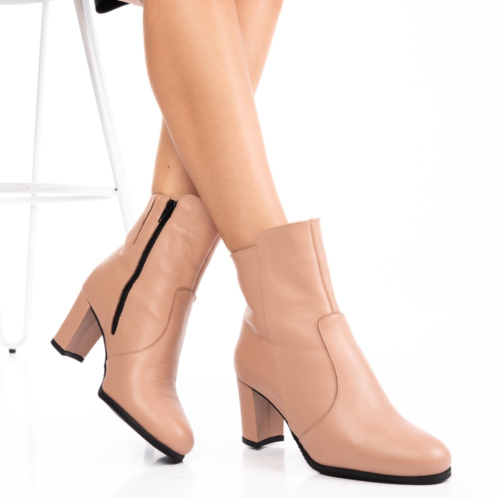 BOTINE NUDE PIELE NATURALA 01PC1