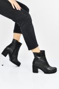 BOTINE NEGRE PIELE NATURALA 1PC50