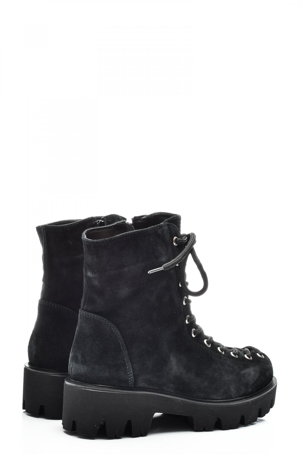 GHETE NEGRE PIELE NATURALA INTOARSA 2PC20