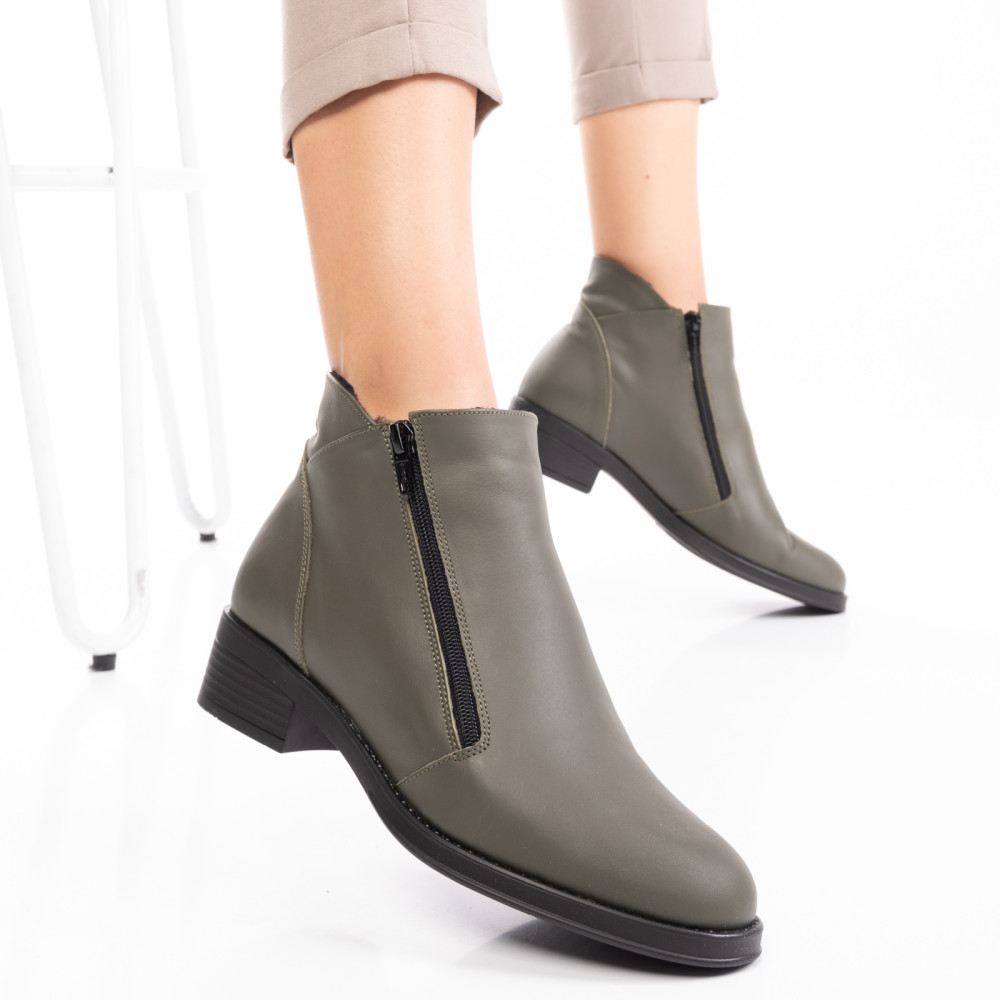 GHETE KHAKI PIELE NATURALA 0PC1