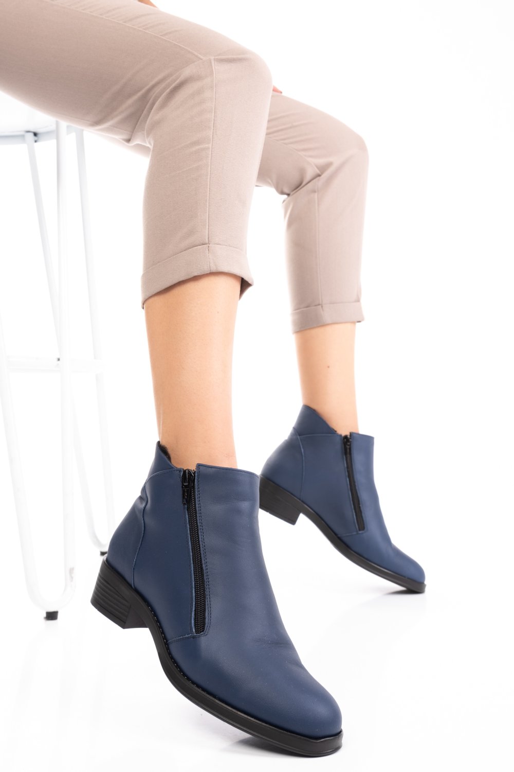 GHETE BLEUMARIN PIELE NATURALA 0PC1