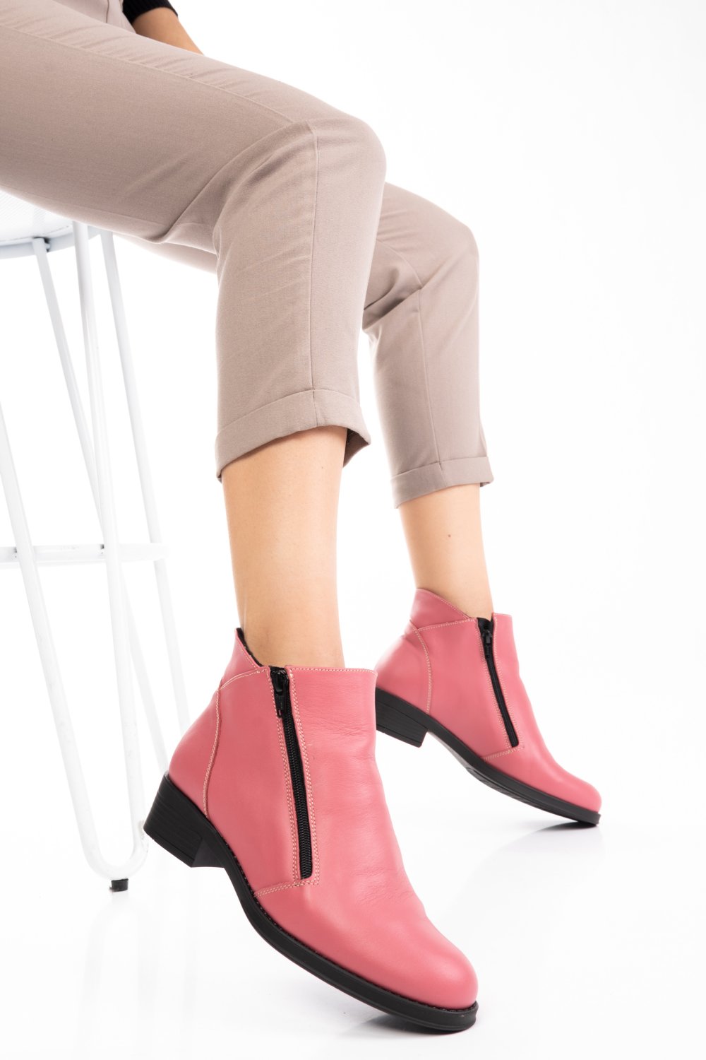 GHETE ROZ PIELE NATURALA 0PC1