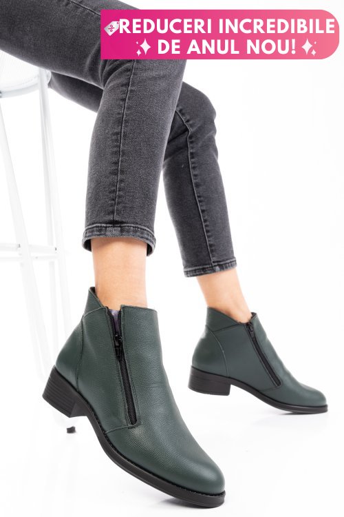 Ghete verzi piele naturala 0pc1