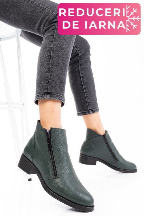 Ghete verzi piele naturala 0pc1