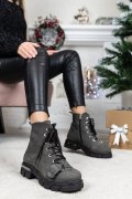GHETE GRI PIELE NATURALA 1PC1903