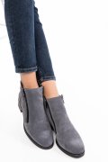 GHETE GRI PIELE NATURALA INTOARSA 0PC1-IMB