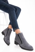 GHETE GRI PIELE NATURALA INTOARSA 0PC1-IMB