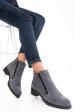 Ghete gri piele naturala intoarsa 0pc1-imb