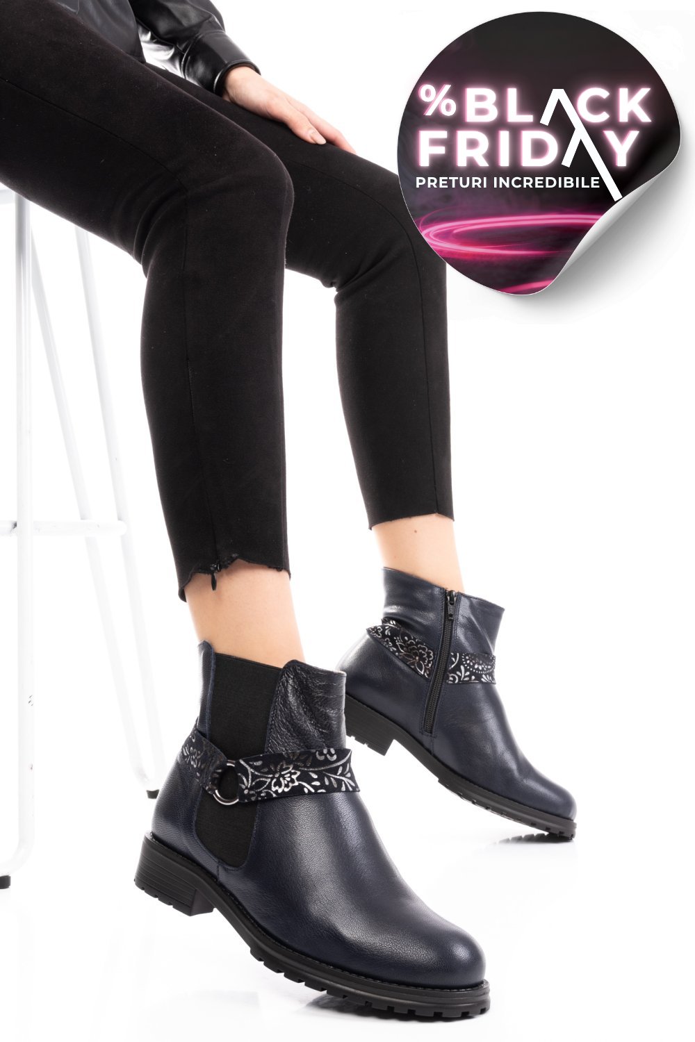 GHETE BLEUMARIN PIELE NATURALA 0PC7