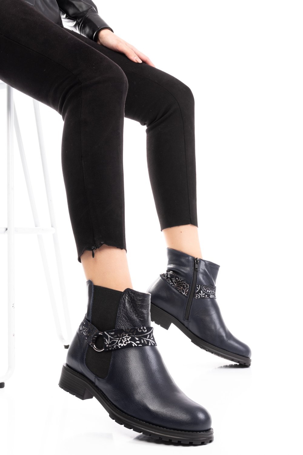 GHETE BLEUMARIN PIELE NATURALA 0PC7