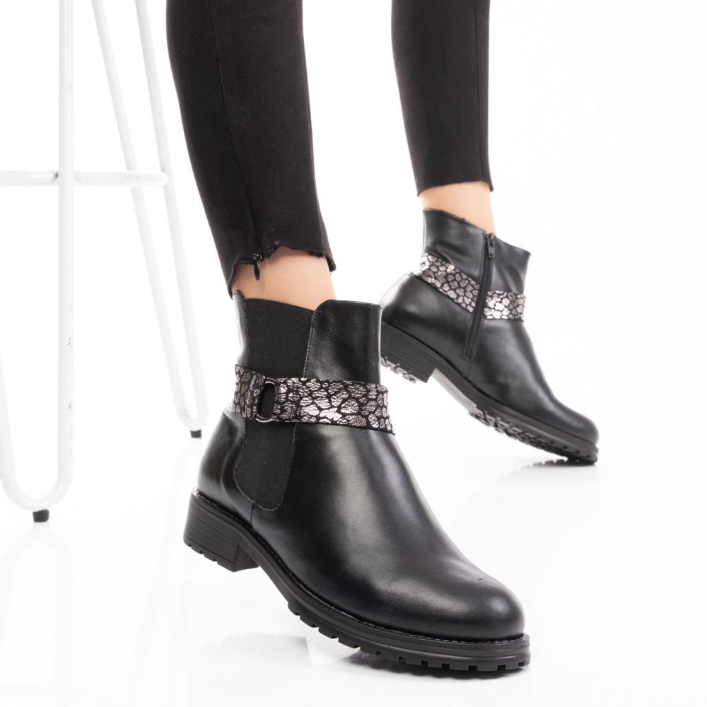 GHETE NEGRE PIELE NATURALA 0PC7