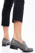 PANTOFI GRI PIELE NATURALA 2PC011