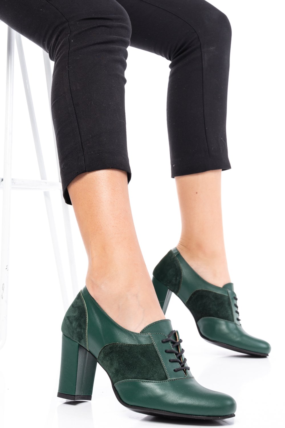 BOTINE VERZI PIELE NATURALA INTOARSA 2PC55