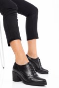 BOTINE NEGRE PIELE NATURALA 0PC17-LIB