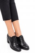 BOTINE NEGRE PIELE NATURALA 0PC17-LIB