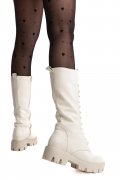 CIZME BEJ PIELE NATURALA 8PC00