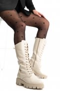CIZME BEJ PIELE NATURALA 8PC00