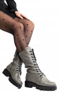 CIZME GRI PIELE NATURALA 1PC90