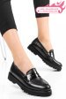 Mocasini negri piele naturala 2pc21648np