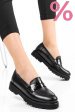 Mocasini negri piele naturala 2pc21648np