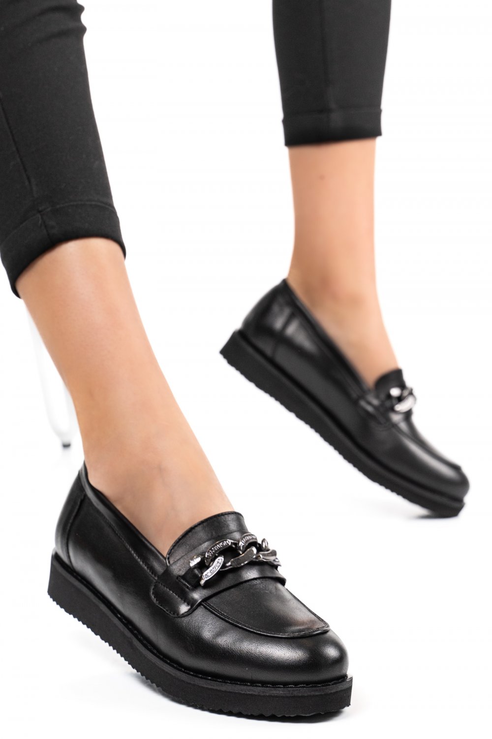 MOCASINI NEGRI PIELE NATURALA 2PC21645NP