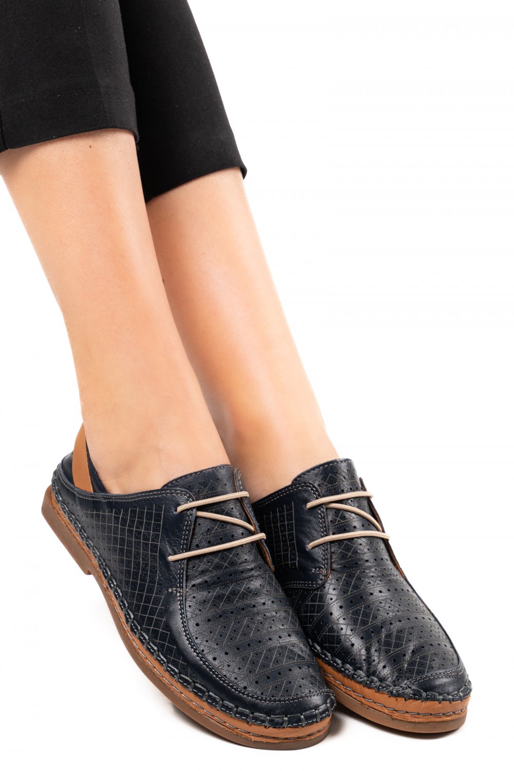 PANTOFI BLEUMARIN PIELE NATURALA 4PC22-1