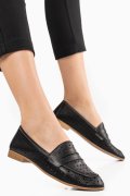 MOCASINI NEGRE PIELE NATURALA 3PC4-02
