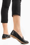 MOCASINI NEGRE PIELE NATURALA 3PC4-02