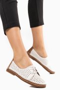 PANTOFI ALBI PIELE NATURALA 8PC5-419