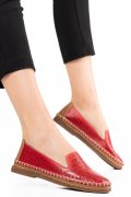 ESPADRILE ROSII PIELE NATURALA 4PC18-2