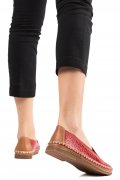 ESPADRILE ROSII PIELE NATURALA 4PC18-2