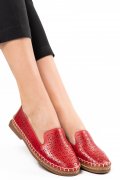 ESPADRILE ROSII PIELE NATURALA 4PC18-2