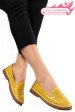 Espadrile galbene piele naturala 4pc18-2