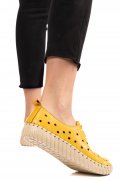 PANTOFI GALBENI PIELE NATURALA 5PC55