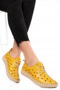 PANTOFI GALBENI PIELE NATURALA 5PC55