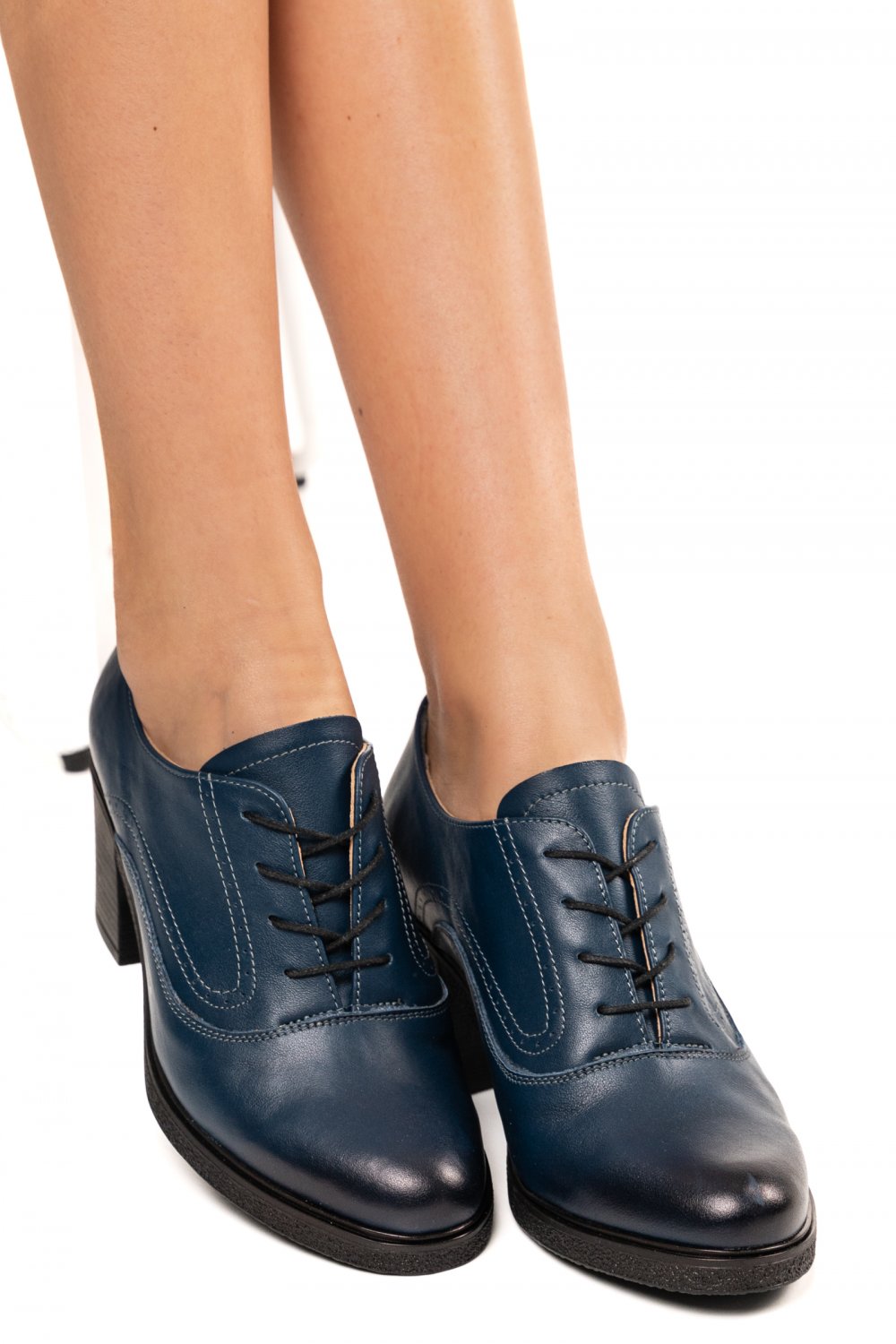 BOTINE BLEUMARIN PIELE NATURALA 0PC17
