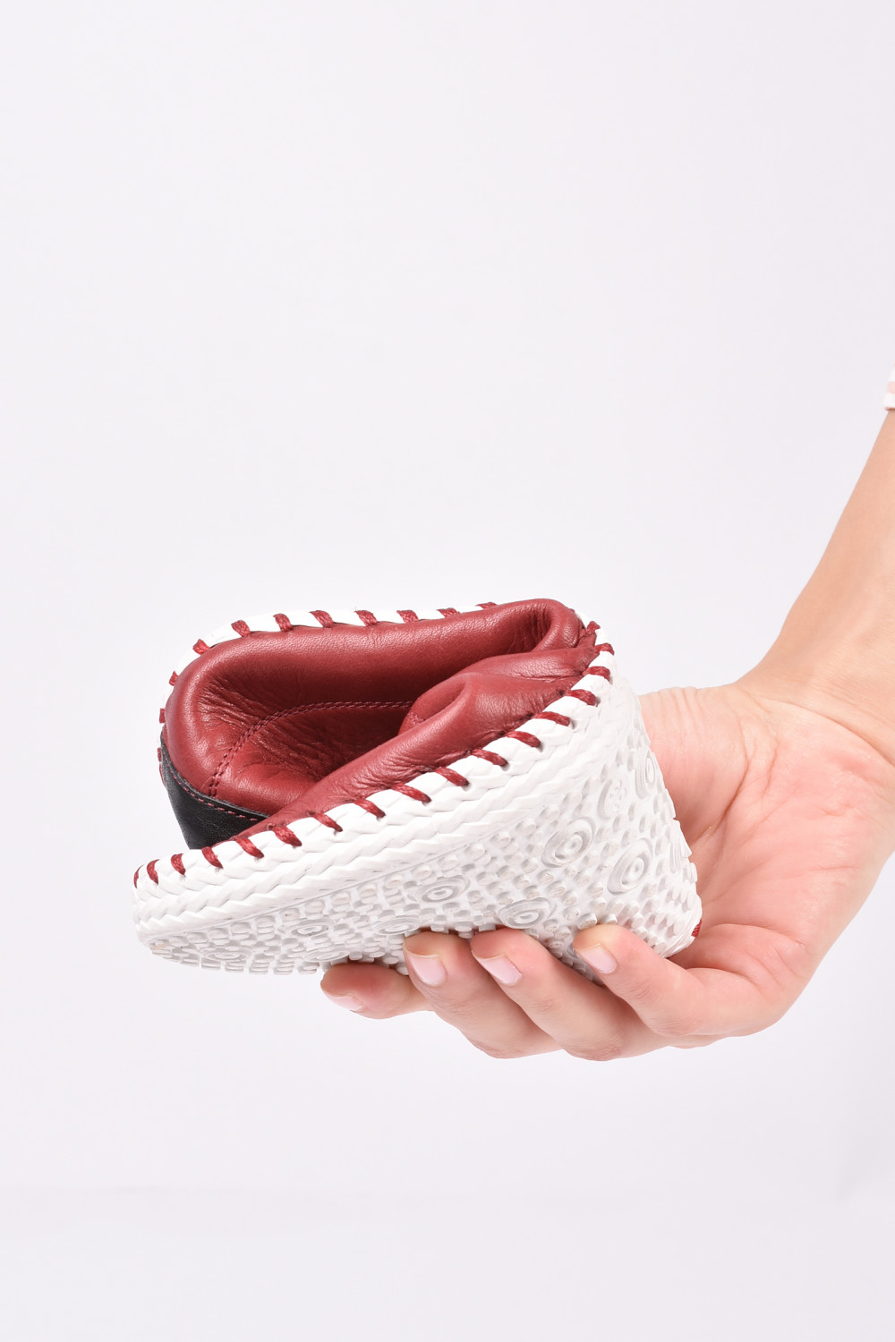 PANTOFI SPORT BORDO PIELE NATURALA MADALINA
